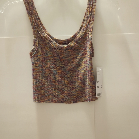 NWT Urban Outfitters Tank Top Cropped Mingle Multi Colors Sz XS - LAST ONE! - Picture 7 of 10
